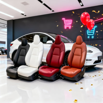 TAPTES 2025 BFCM Seat Covers Promotion | Redefine Your Tesla Interior