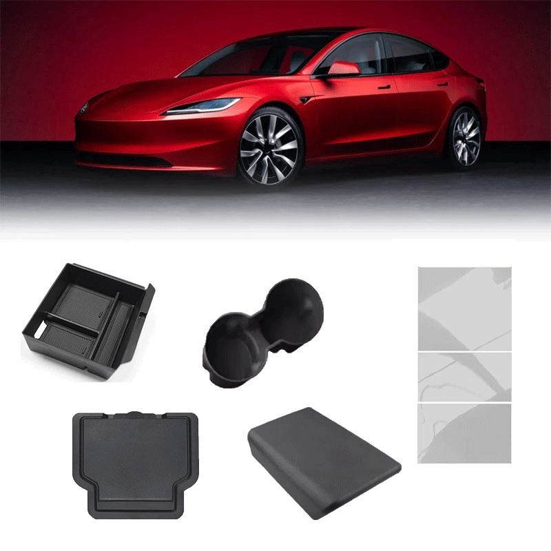 TAPTES® Center Console Must-Have Accessories Bundles for Tesla Model 3 Highland 2024