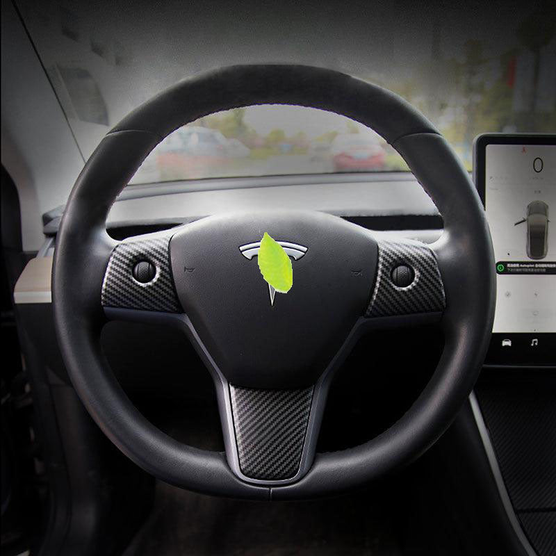 TAPTES Steering Wheel Accent Decals for Tesla Model 3