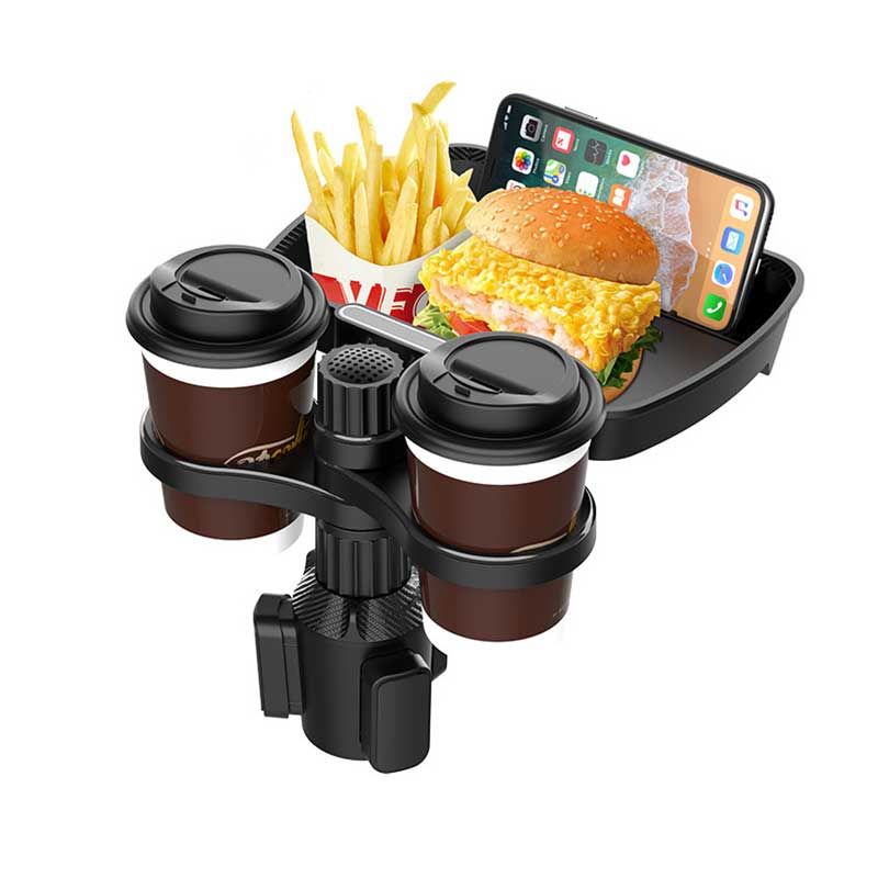 TAPTES® Center Console Tray Storage Dining Table with Cup Holder for Model Y Model 3