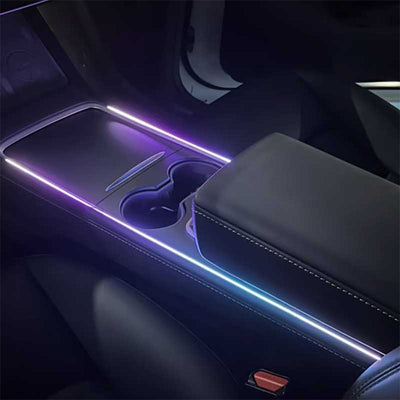 TAPTES® Center Console & Dashboard Streamer Ambient Light for Model Y Model 3 2017-2025