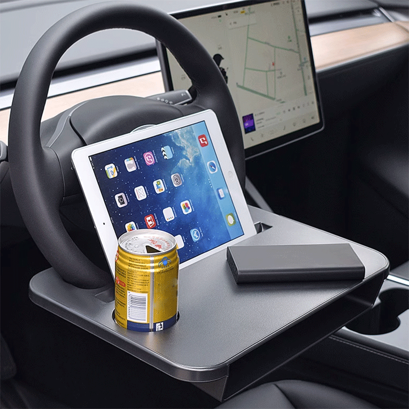 TAPTES® Upgrade Steering Wheel Tray Car Table for Tesla Model Y Model 3