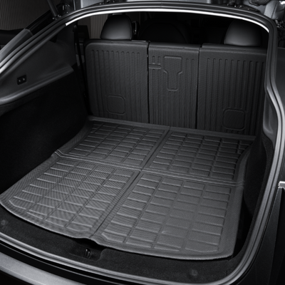 TAPTES® Tesla Model Y Juniper All-Weather Floor Mats and Seatback Protectors , Compatible for 2025-2026 Model Y Juniper, XPE Waterproof Cargo, Frunk, and Trunk Mats Interior Accessories (9 PCs)