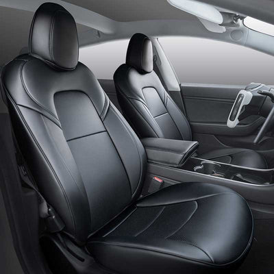 TAPTES® Black Seat Covers for Tesla Model 3, Black Seat Protectors for Tesla Model 3