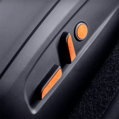 TAPTES® Alcantara Seat Adjustment Button Protective Stickers for Tesla Model 3 Highland 2024