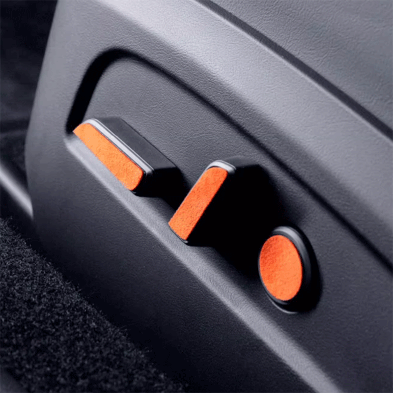 TAPTES® Alcantara Seat Adjustment Button Protective Stickers for Tesla Model 3 Highland 2024