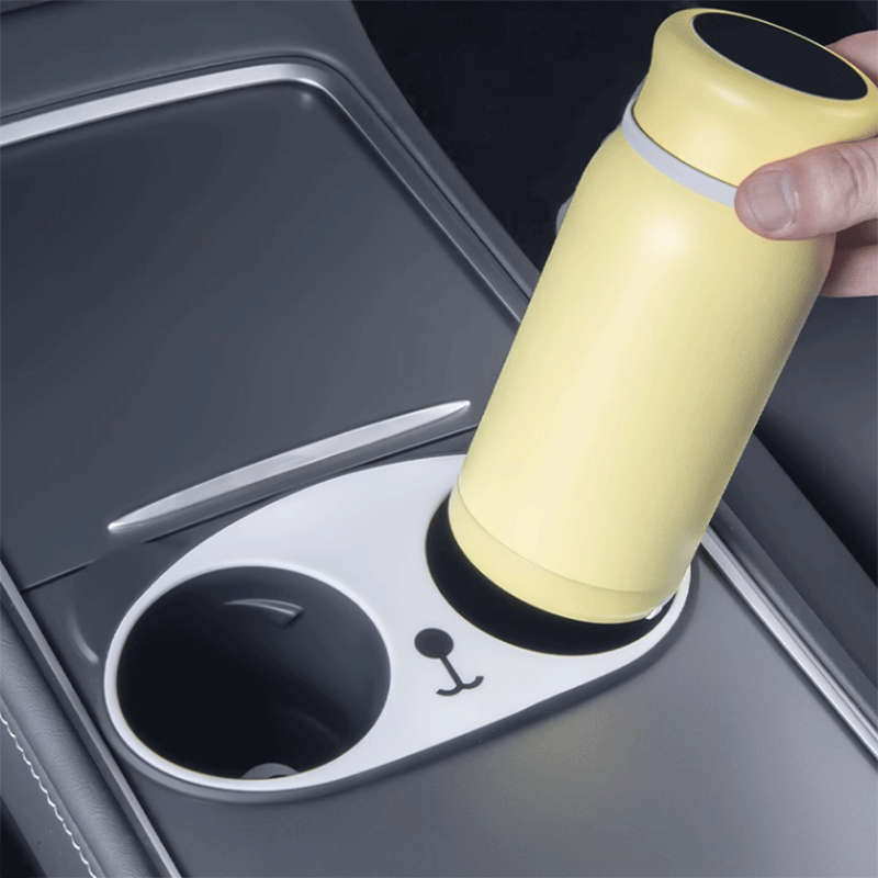 TAPTES® Animal Style Silicone Center Control Cup Holder Insert for Tesla Model 3 2021-2023 Model Y 2021-2024