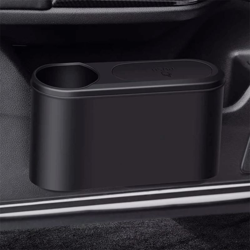 TAPTES® Door Trash Bin/Storage Organizer with Cup Holder for Tesla Model 3/Y