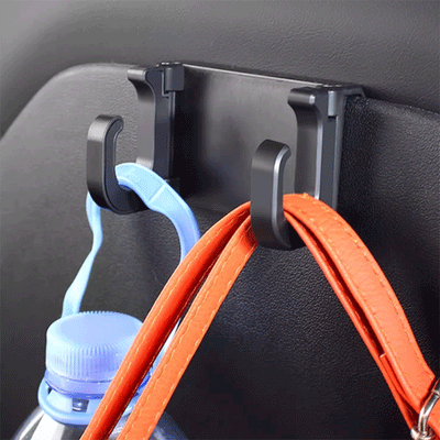 TAPTES® Hidden Seat Back Folding Hooks for Tesla Model Y Model 3 2018-2023 2024, Set of 2