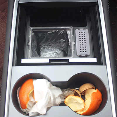 TAPTES® Multifunctional Central Storage Organizer With Trash Bin for Tesla Model 3/Y