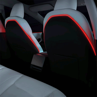TAPTES® Seat Back LED Ambient Light for Tesla Model 3 Highland 2024, Set of 2