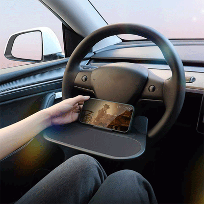 TAPTES® Steering Wheel Mini Table for Tesla Model 3/Y