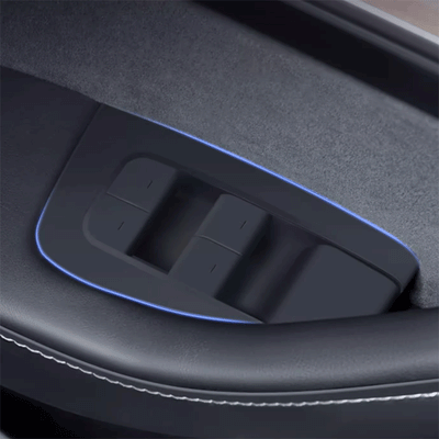 TAPTES® Window Button Silicone Protective Sticker for Tesla Model 3/Y