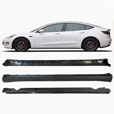 TAPTES® Anti Collision Door Dide Skirt Panel Protectors for 2017-2023 Tesla Model 3 / 2017-2024 Model Y