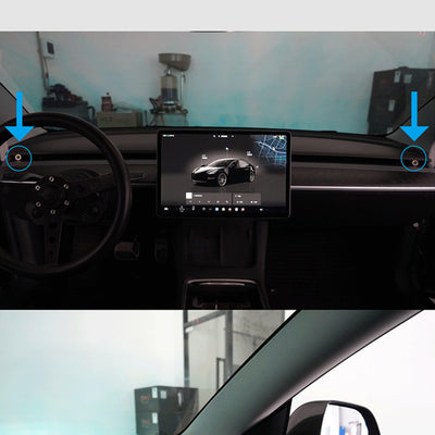 TAPTES® Blind Spot Detection (BSD) System with Lane Change Assist (LCA) & BSM Warning, High-Intensity RGB Lights for Tesla Model S/3/X/Y/Cybertruck