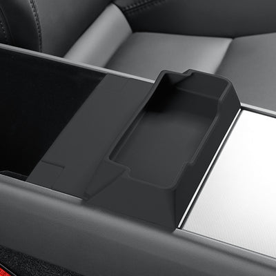 TAPTES® Center Console Glasses Holder Tray for 2025 New Tesla Model Y Juniper/2024-2025 Model 3 Highland