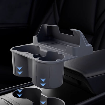 TAPTES® Creative Center Console Cup Holder, Silicone Material for Tesla Model 3/Y, Tesla Model 3 Highland, 2025 New Tesla Model Y Juniper