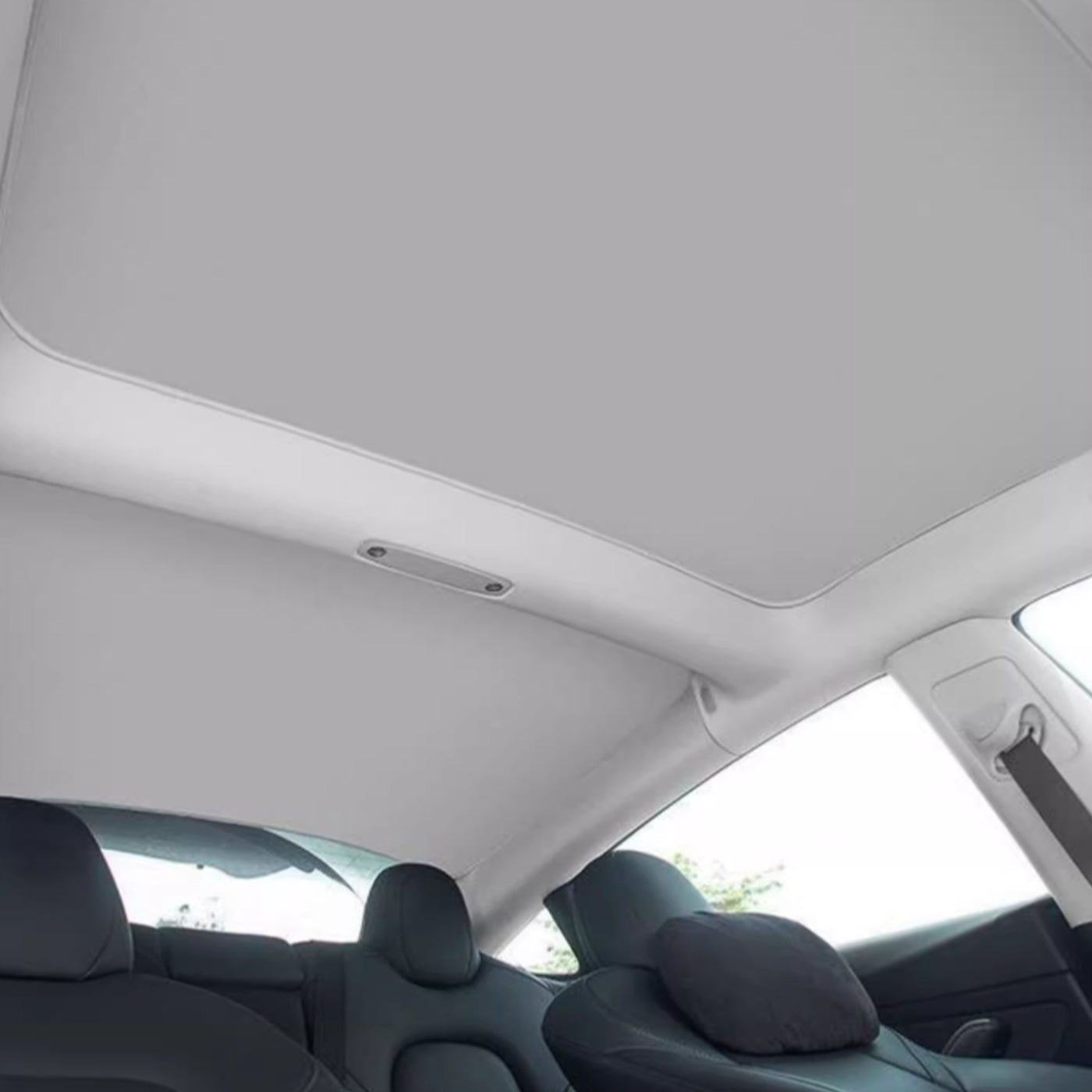 TAPTES® Electrostatic Adsorption Roof Sunshade for 2024-2025 Tesla Model 3 Highland,Set of 2