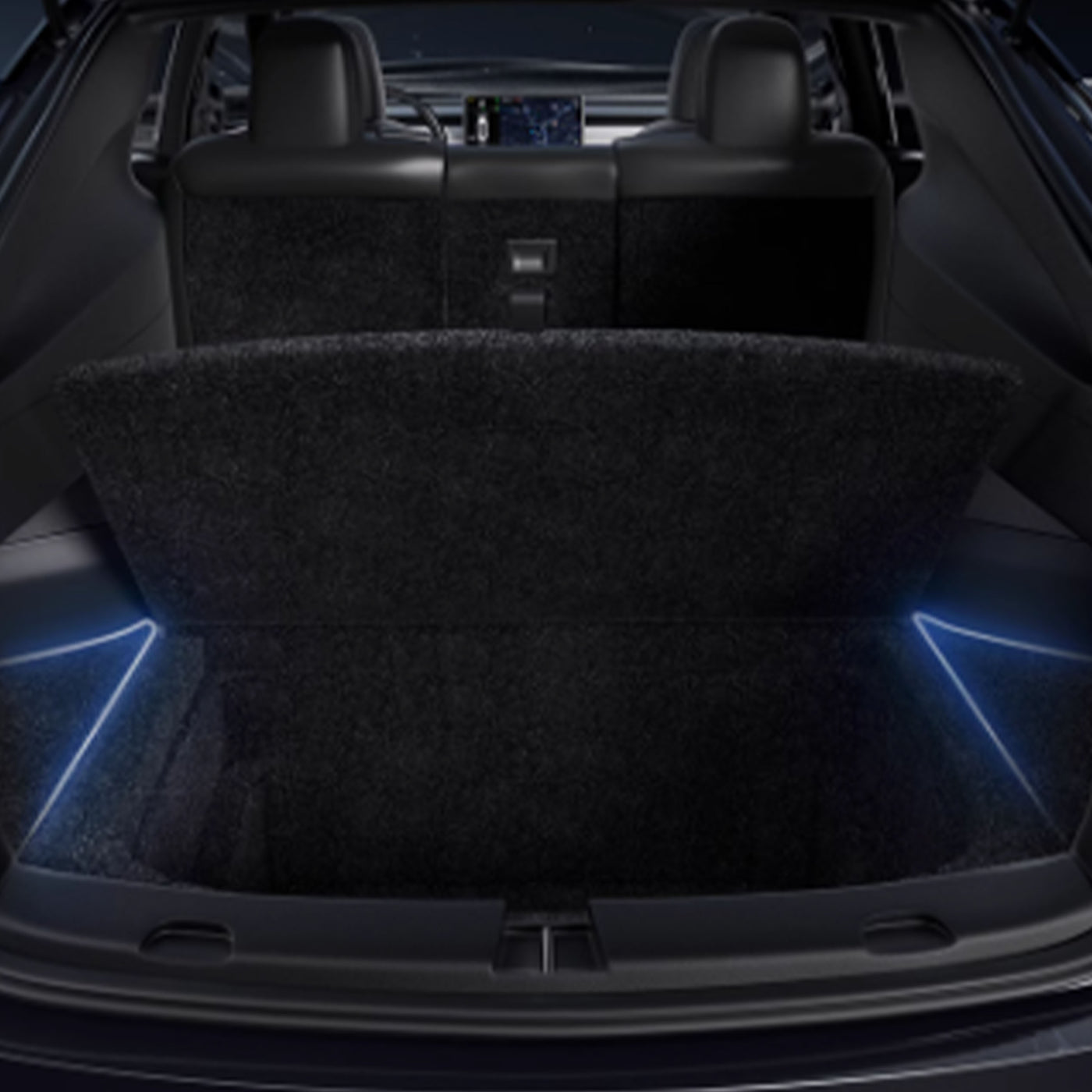 TAPTES® Full Surround Mats for Storage Boxes on Both Sides of the Trunk for 2025 New Tesla Model Y Juniper,Set of 4