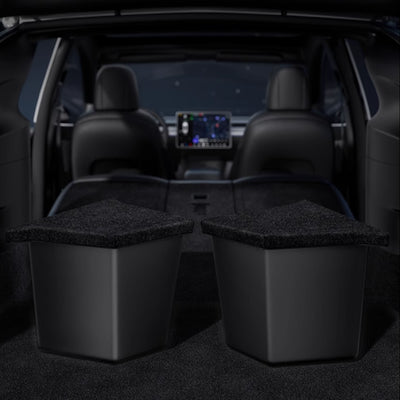 TAPTES® Full Surround Mats for Storage Boxes on Both Sides of the Trunk for 2025 New Tesla Model Y Juniper,Set of 4