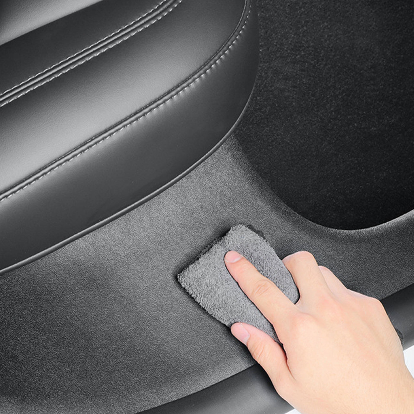 TAPTES® Rear Door Sill Kick Plate Protective Pad for 2025 Tesla Model Y Juniper,Set of 2