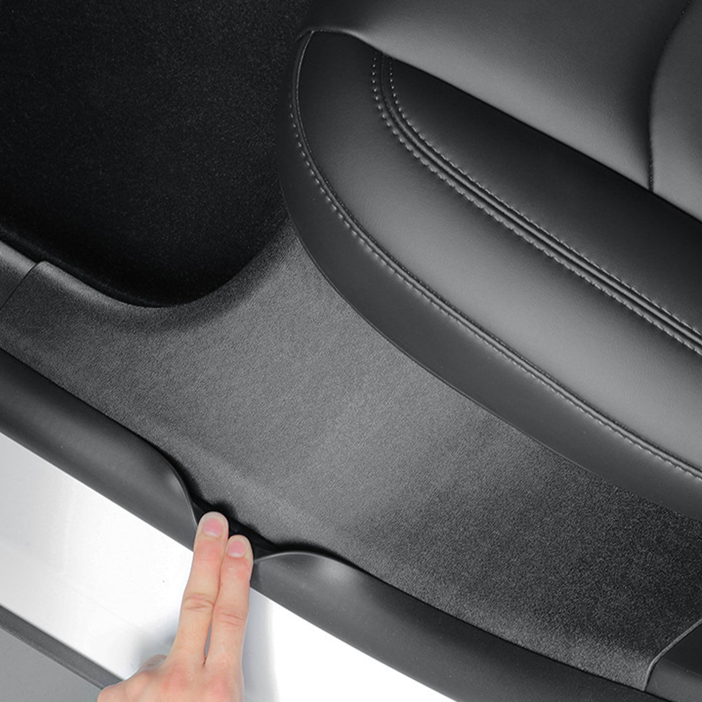TAPTES® Rear Door Sill Kick Plate Protective Pad for 2025 Tesla Model Y Juniper,Set of 2
