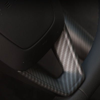 TAPTES® Steering Wheel V-Shaped Protection Cover Steering Wheel Trim for 2024-2025 Tesla Model 3 Highland / 2026 Tesla Model Y Juniper