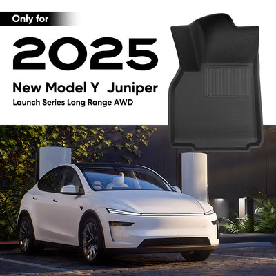 TAPTES Exclusive All Weather Floor Mats & Trunk Mat for 2025 2026 Tesla Model Y Juniper. 6Pcs Set Floor Mats & Cargo Liner for 2025 New Tesla Model Y