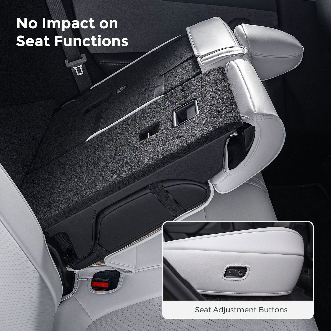 TAPTES® Custom Leather Seat Covers for 2025 2026 Tesla Model Y Juniper, Full Set Seat Covers for Tesla Model Y Juniper