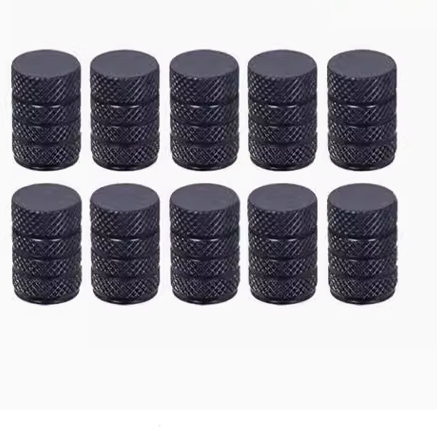 TAPTES® Thick Tire Valve Stem Caps, Black for Tesla Model S/3/X/Y/Cybertruck/Model 3 Highland/Model Y Juniper, 4 pcs/10 pcs Pack