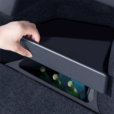 TAPTSE® Rear Trunk Side Drawer Storage Organizer for Tesla Model Y 2021-2023 2024, Set of 2