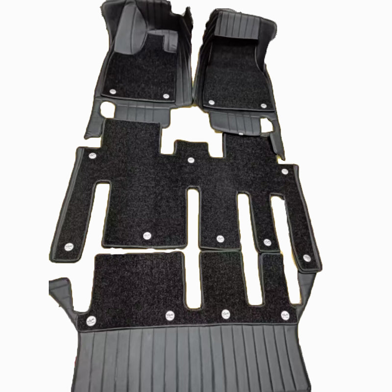 TAPTES® Leather Floor Mats for Tesla Model X, Floor Liners for 2021-2023 2024 Tesla Model X