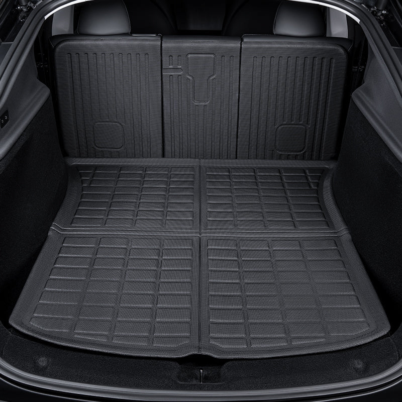 TAPTES Exclusive All Weather Floor Mats & Trunk Mat for 2025 Tesla Model Y Juniper. 6Pcs Set Floor Mats & Cargo Liner for 2025 New Tesla Model Y