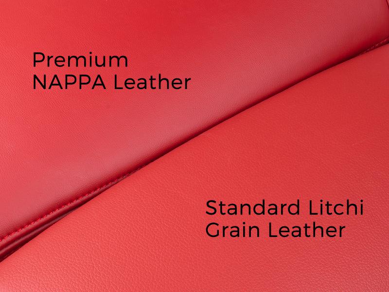 Premium NAPPA & Standard Litchi Grain Vegan Leather Swatches - TAPTES