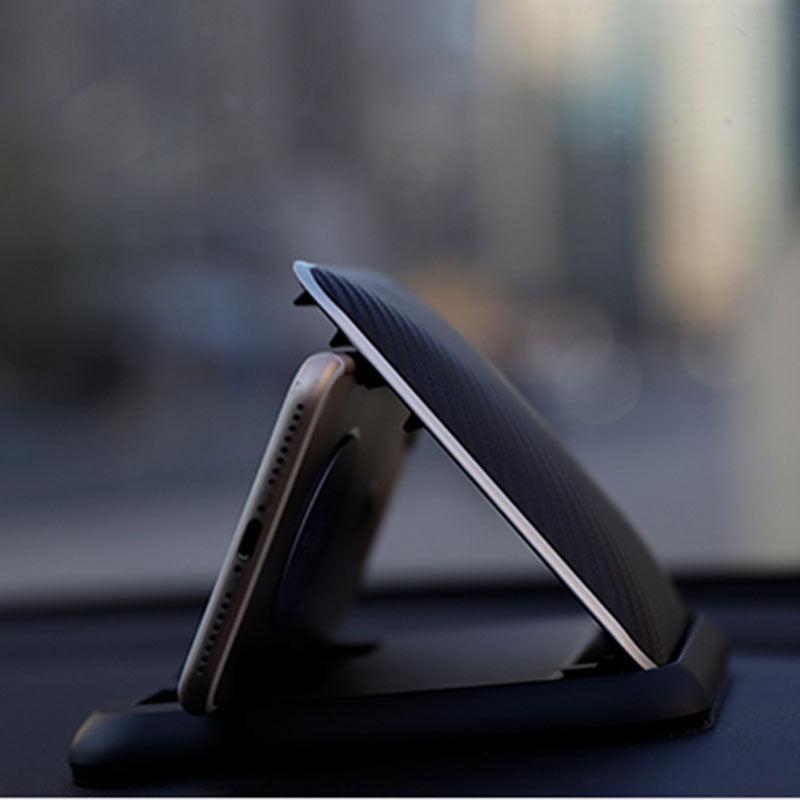 TAPTES® Cell Phone Mount for Tesla Model S/X/3/Y/Cybertruck, Carbon Fiber Pattern Phone Holder