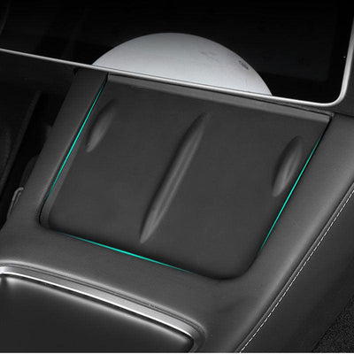 TAPTES® Center Console Wireless Charger Cover for 2024 2023 2022 2021 Tesla Model 3 Model Y, Silicone Pad