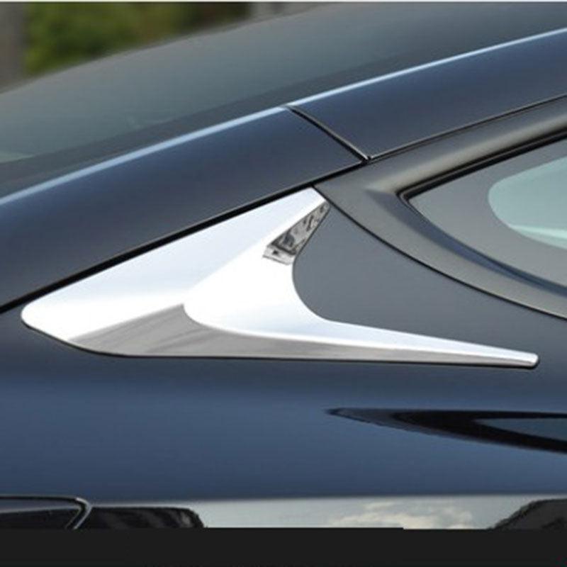 TAPTES Rear Window Triangle Shutters for Tesla Model 3 2021-2025, C-pillar Boomerang Decoration Cover