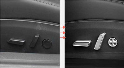 TAPTES Seat Adjustment Button Protective Trim for Tesla Model 3