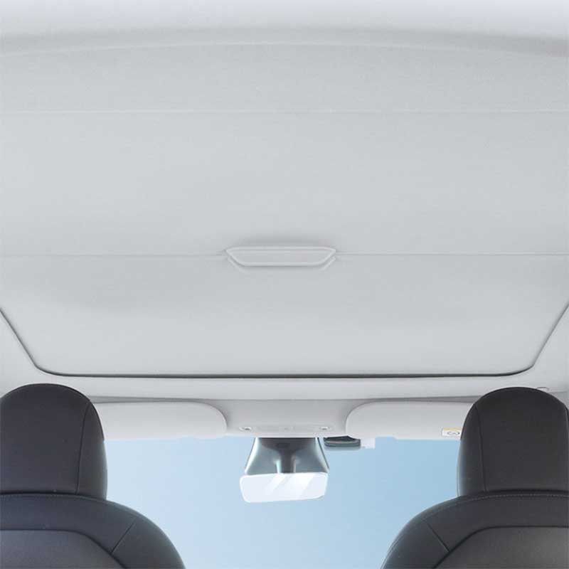 TAPTES® Scroll Roof Sunshade, Sunroof Glass Retractable Sunshade for Tesla Model Y