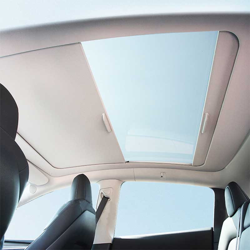 TAPTES® Scroll Roof Sunshade, Sunroof Glass Retractable Sunshade for Tesla Model Y