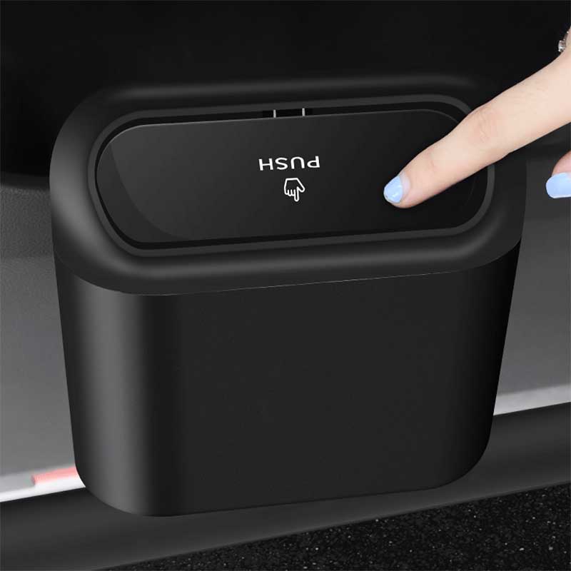 TAPTES Car Trash Bin Multi-Function Storage Box for Tesla Model 3/Y/S/X