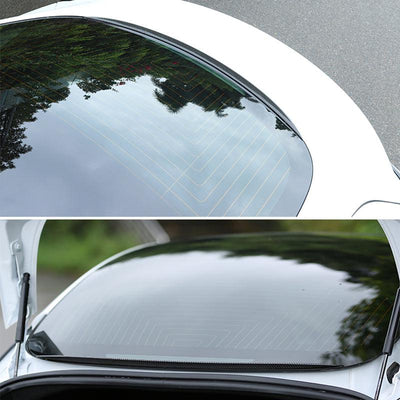 TAPTES Rear Window Spoiler / Water Retaining Wing for Model 3 2017-2020