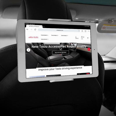 TAPTES Seat Back Phone & iPad Stretchable Holder for Tesla Model Y Model 3