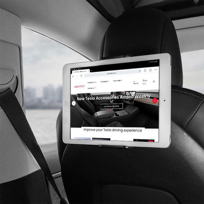 TAPTES Seat Back Phone & iPad Stretchable Holder for Tesla Model Y Model 3