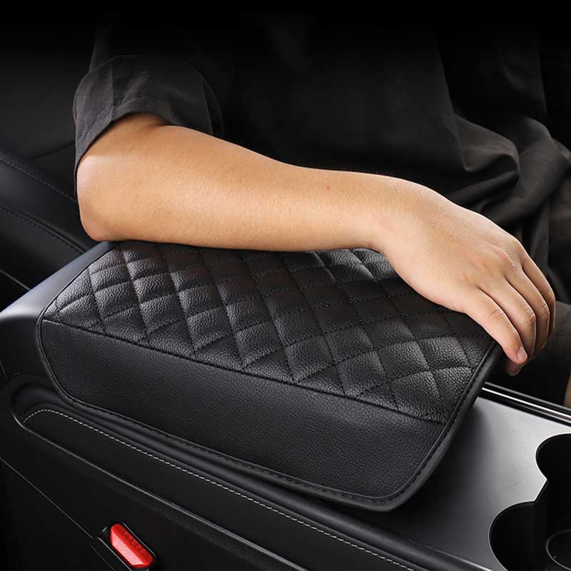 TAPTES® Upgraded Vegan Leather Armrest Cover for Tesla Model 3 Model Y