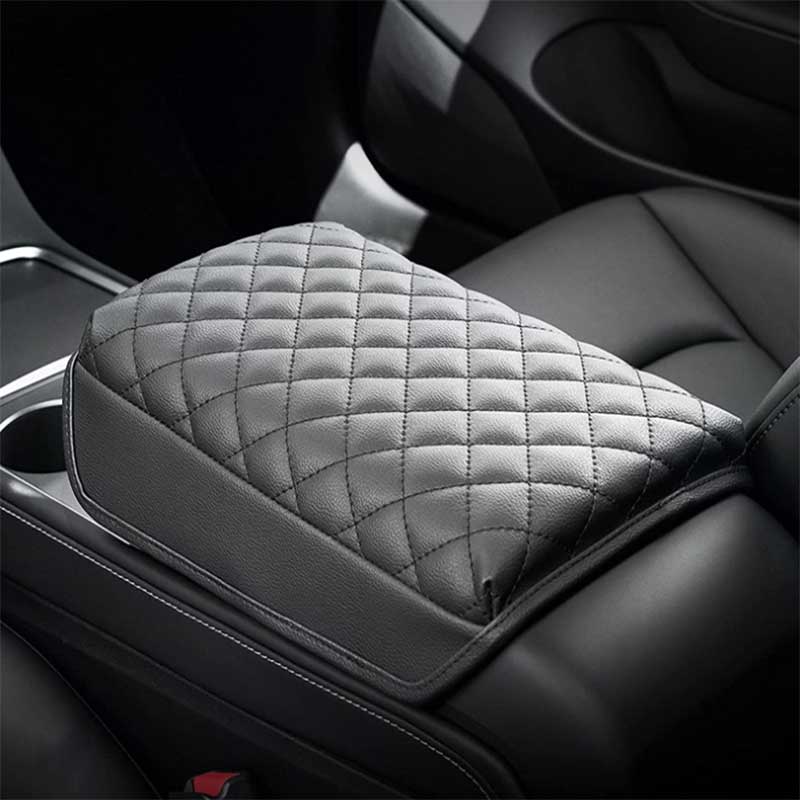 TAPTES® Upgraded Vegan Leather Armrest Cover for Tesla Model 3 Model Y