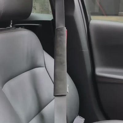 TAPTES® Alcantara Seat Belt Cover for Tesla Model S/3/X/Y/Cybertruck, Seatbelt Shoulder Pad