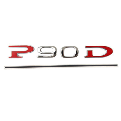 Customized Stereoscopic P90D P100D Sticker for Tesla Model X - TAPTES